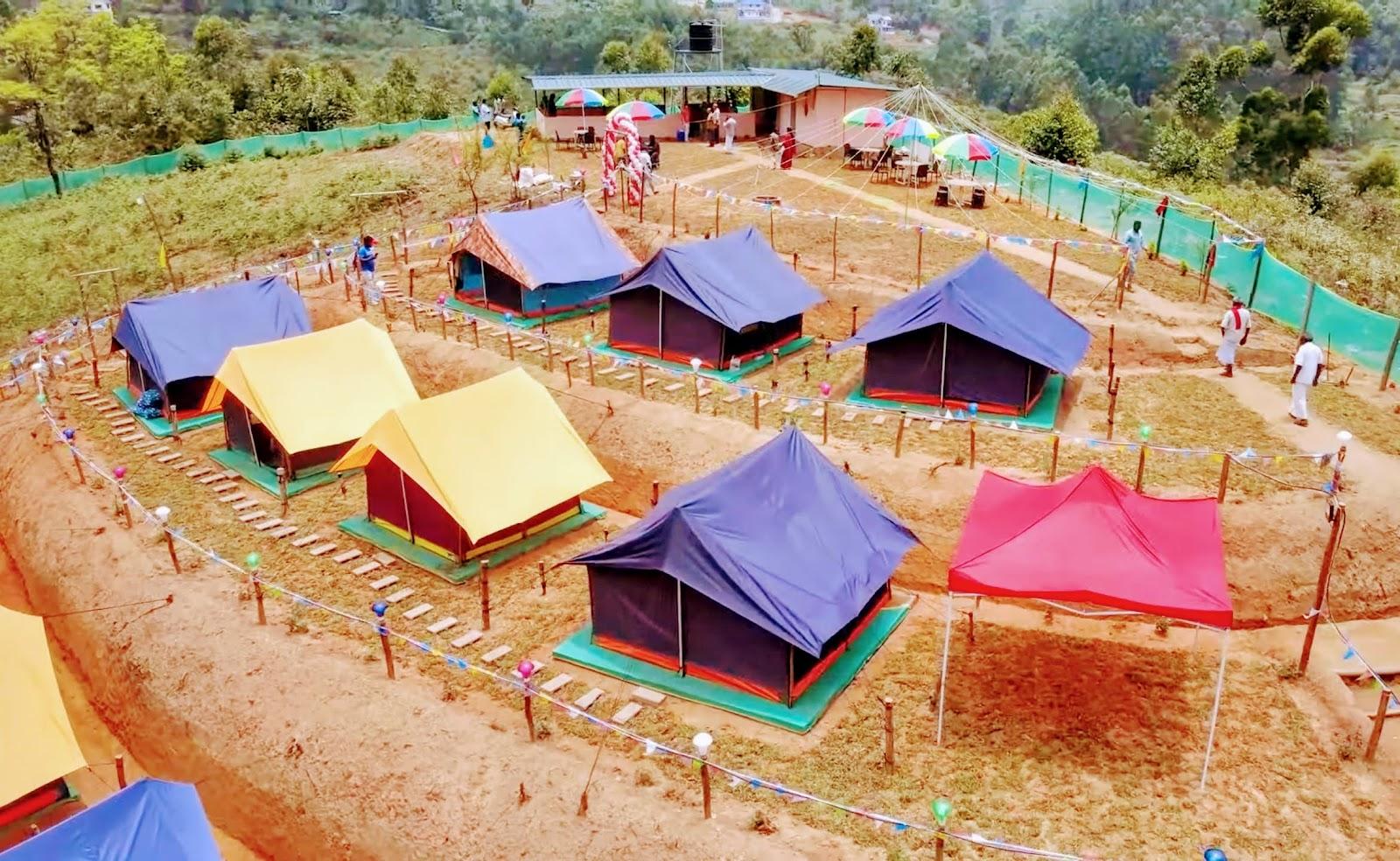 Kanthalloor Glamping | Hill Top Camping at Kanthalloor | Tent Camping in Kanthalloor