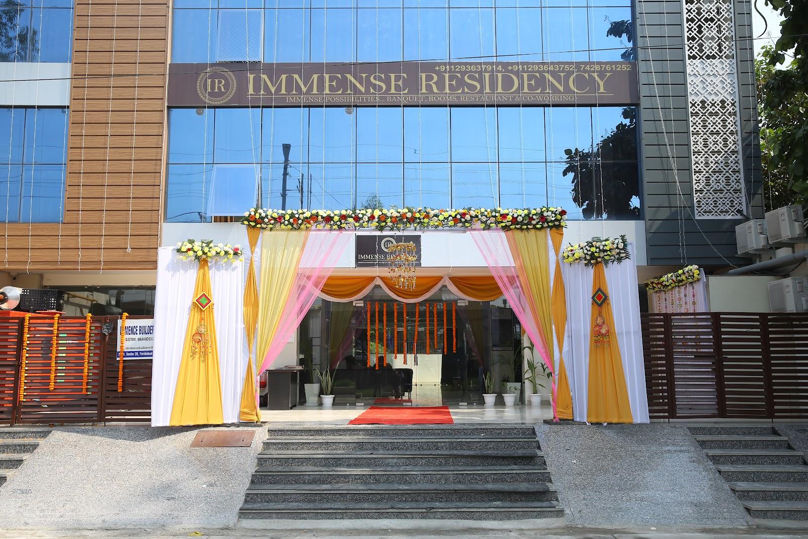 IMMENSE RESIDENCY - Hotel | Restaurant | Banquet Hall | Bar | Cafe