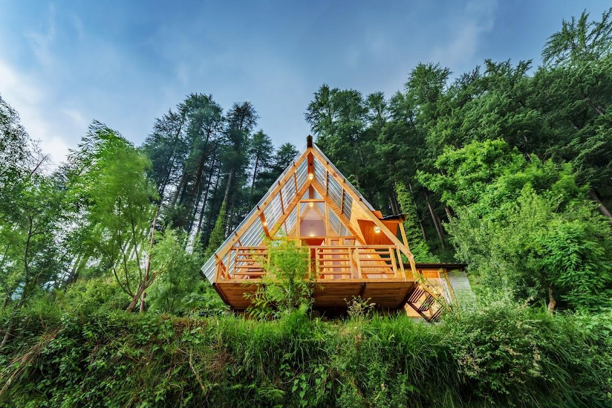 HILLSIDE A FRAME COTTAGE JIBHI – photo 1